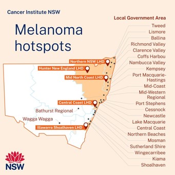 Hunter Declared Melanoma Hotspot Image