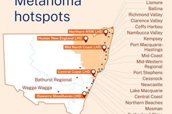 Hunter Declared Melanoma Hotspot Hunter Declared Melanoma Hotspot